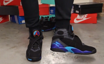 Air Jordan 8 Retro 'Aqua' 上脚赏析
