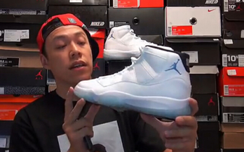 看！你老师92期Air Jordan 11 Legend Blue