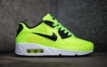 nike air max 90 fb gs 荧光绿