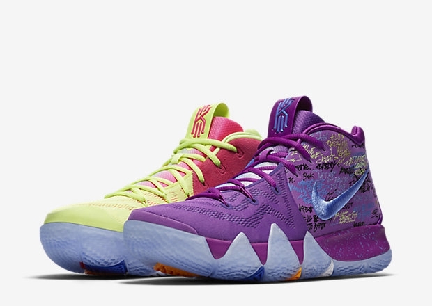 nike kyrie 4 欧文4代 彩紫鸳鸯 篮球鞋 aa2897-900