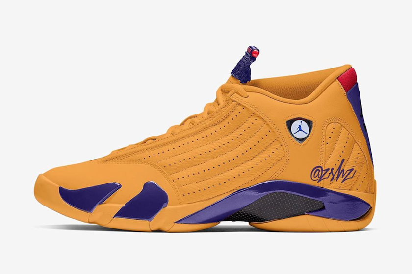 吸睛力不小全新的airjordan14universitygold將於明年亮相