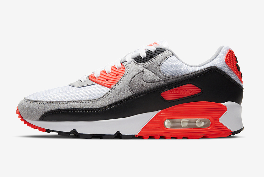 nikeairmax90元年紅外線配色迴歸官圖釋出